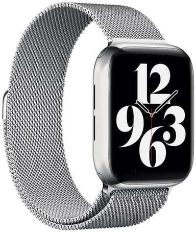 Puro Apple Watch 42-49mm Milanese armband (silver)
