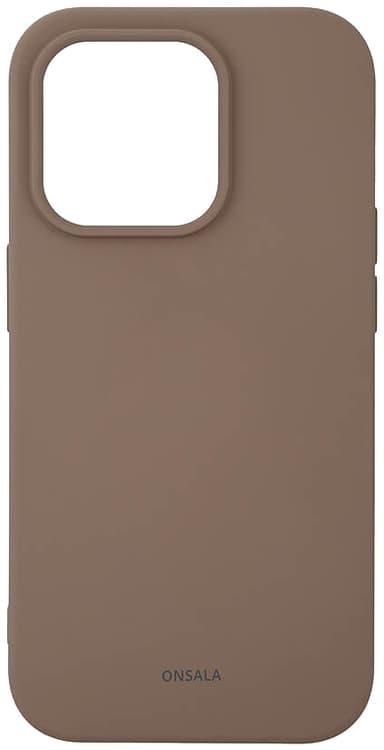 Onsala iPhone 14 Pro Max silikonskal (brunt)