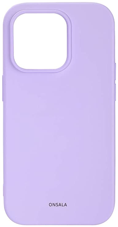 Onsala iPhone 14 Pro silikonskal (lila)