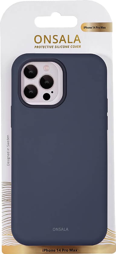 Onsala iPhone 14 Pro Max silikonskal (blått)