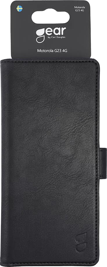 Gear Motorola Moto G23 plånboksfodral (black)