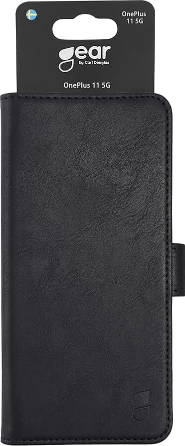 Gear OnePlus 11 5G plånboksfodral (black)