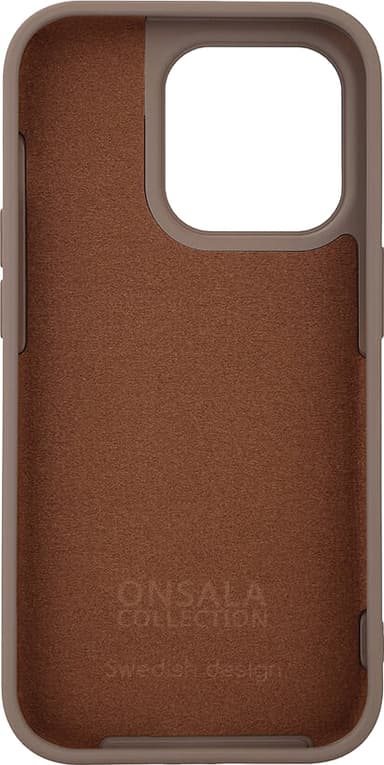 Onsala iPhone 14 Pro Max silikonskal (brunt)