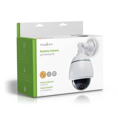 Övervakningskameraattrapp | Dome | IP44 | Vit