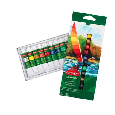 Derwent Academy Oljefärger 12 ml 12 st