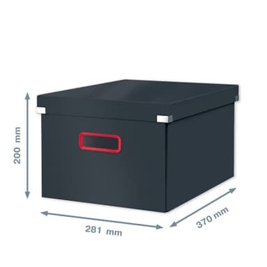 Leitz C&S Cosy Förvaringsbox grå Medium