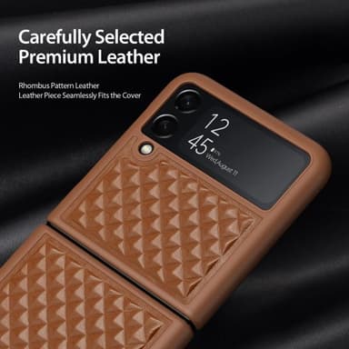 DUX DUCIS Samsung Galaxy Z Flip 4 Skal Venice Series Brun