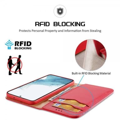 DUX DUCIS Samsung Galaxy S23 Plus Fodral Hivo Series Röd