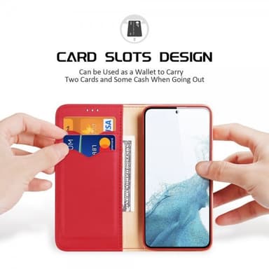 DUX DUCIS Samsung Galaxy S23 Plus Fodral Hivo Series Röd