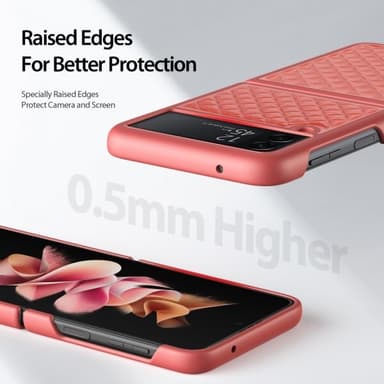 DUX DUCIS Samsung Galaxy Z Flip 4 Skal Venice Series Rosa
