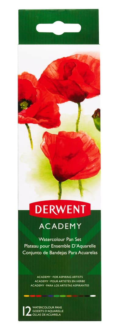 Derwent Academy Akvarellpennor 12 st