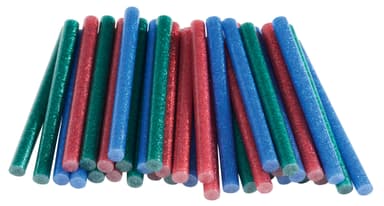 Limstavar Rapid 7mm Glitter R/B/G 36st