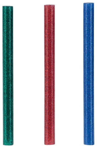 Limstavar Rapid 7mm Glitter R/B/G 36st
