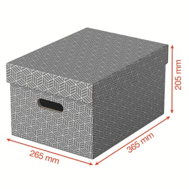 Esselte Hemförvaringsbox Medium, 3-pack