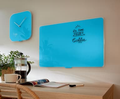 Glastavla magn. Leitz Cosy 60x40, Blå