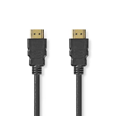 Nedis Ultra High Speed ​​HDMI ™ kabel | HDMI™ Kontakt | HDMI™ Kontakt | 8K@60Hz | 48 Gbps | 1.00 m | Rund | 6.0 mm | Svart | Låda