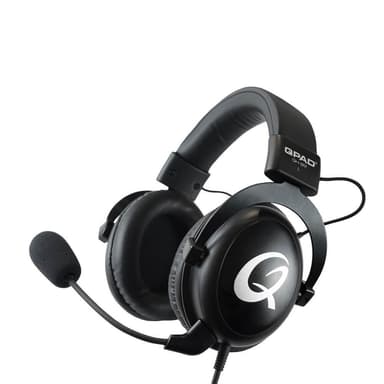 QPAD QH92 gamingheadset (svart)
