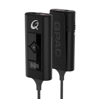 QPAD QH95 gamingheadset (svart)