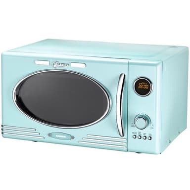 Melissa Mikrovågsugn Retro 23l 800W Grill Blå