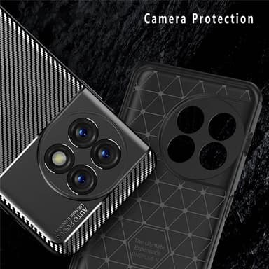 Carbon silikon skal OnePlus 11 - Svart