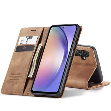 CaseMe Smart Magnet FlipCase Samsung Galaxy A54 5G - Brun