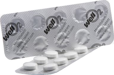 WellO2 Mentol vattentabletter (20 tbl.) 915024