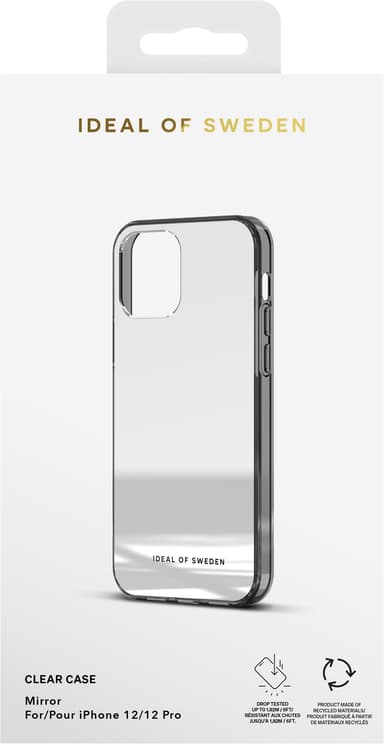 Ideal of Sweden iPhone 12/12 Pro genomskinligt mobilskal (silver)