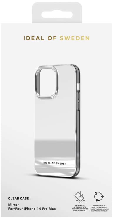 Ideal of Sweden iPhone 14 Pro Max genomskinligt mobilskal (silver)