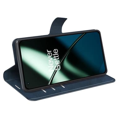 SKALO OnePlus 11 5G Plånboksfodral i PU-Läder - Blå