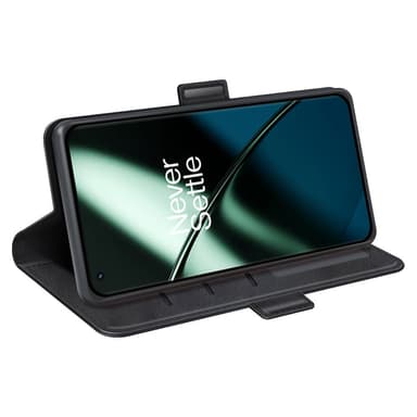 SKALO OnePlus 11 5G Premium Plånboksfodral - Svart