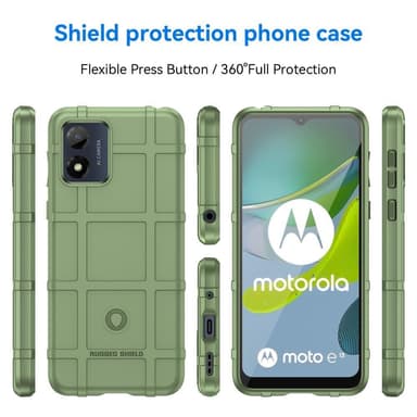 SKALO Motorola Moto E13 4G Rugged Shield Stöttåligt TPU-skal