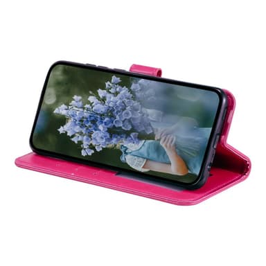 SKALO Motorola Moto E13 4G Mandala Plånboksfodral - Cerise
