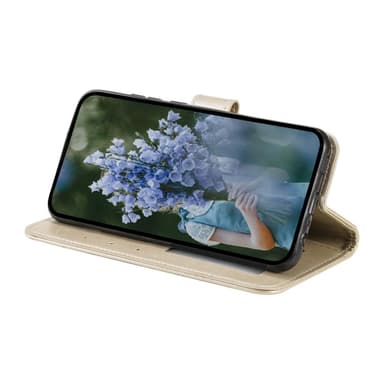 SKALO Motorola Moto E13 4G Mandala Plånboksfodral - Guld