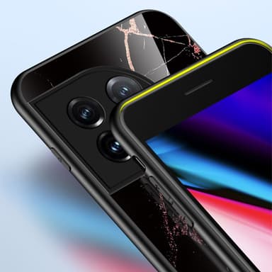 SKALO OnePlus 11 5G Marmor Härdat Glas TPU-skal - Motiv 2