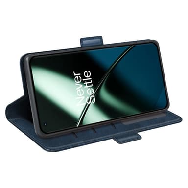 SKALO OnePlus 11 5G Premium Plånboksfodral - Blå