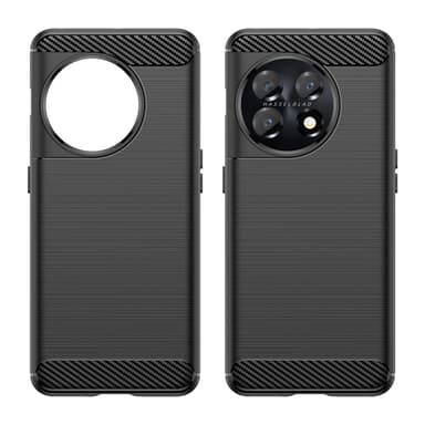SKALO OnePlus 11 5G Armor Carbon Stöttåligt TPU-skal - Svart