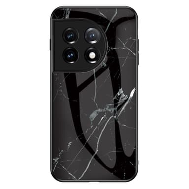 SKALO OnePlus 11 5G Marmor Härdat Glas TPU-skal - Motiv 1