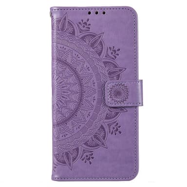 SKALO Motorola Moto E13 4G Mandala Plånboksfodral - Lila