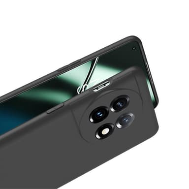 SKALO OnePlus 11 5G Mattsvart Ultratunn TPU-Skal