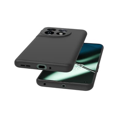 SKALO OnePlus 11 5G Mattsvart Ultratunn TPU-Skal
