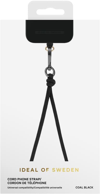 iDeal of Sweden halsbandsfodral för telefon (kolsvart)
