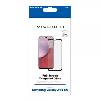 Vivanco Samsung Galaxy A14 Skärmskydd Full Screen