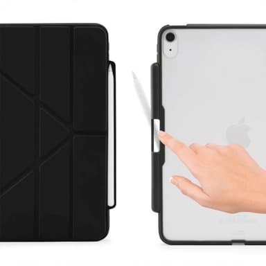 Pipetto iPad Air 10.9 2020/2022 Fodral Origami No3 Svart