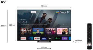 TCL 65" QLED870 4K QLED Smart TV (2023)