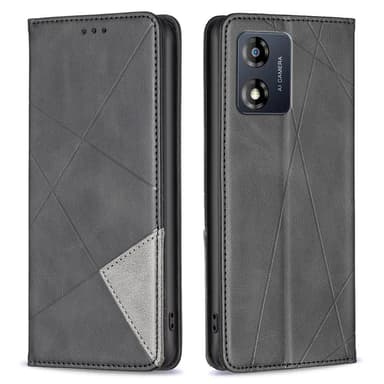 BINFEN Plånboksfodral Motorola Moto E13 4G - Svart