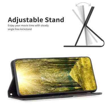 BINFEN Plånboksfodral Motorola Moto E13 4G - Svart