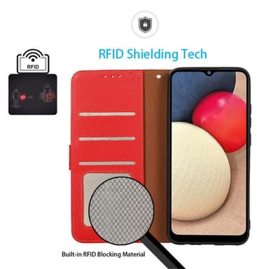 OnePlus Nord CE3 5G KHAZNEH Plånboksfodral - Röd/Svart
