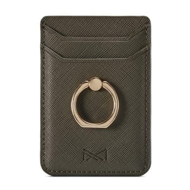 MUXMA Korthållare Ring Ställ RFID Blockerande Kreditkort - Grön