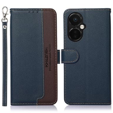 OnePlus Nord CE3 5G KHAZNEH Plånboksfodral - Blå/Brun