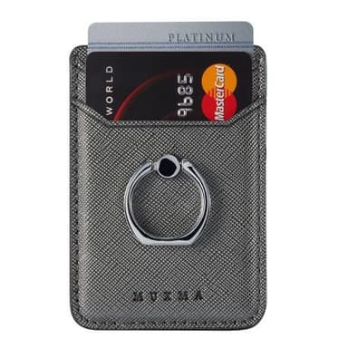 MUXMA Korthållare Ring Ställ RFID Blockerande Kreditkort - Svart